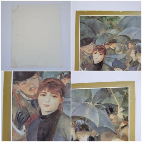 Vintage | Wall Decor | Vintage Pierre Auguste Renoir Umbrellas Lithograph | Poshmark