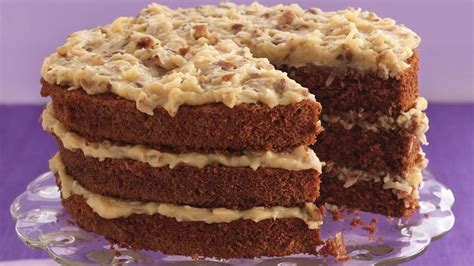 German Chocolate Cake with Coconut-Pecan Frosting recipe from Pillsbury.com