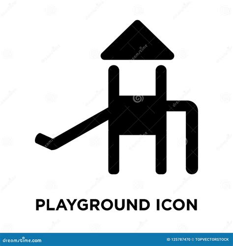 Playground Icon Vector Isolated on White Background, Logo Concept of ...