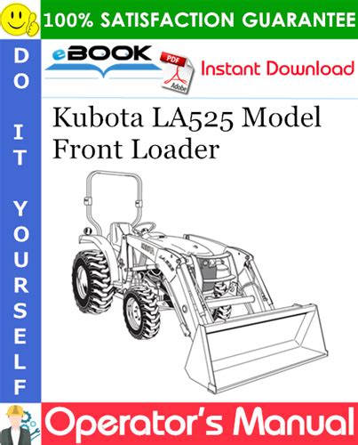 Kubota LA525 Model Front Loader Operator’s Manual – PDF Download