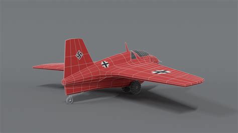 Messerschmitt 163 Komet Airplane 3D Model - TurboSquid 1582621