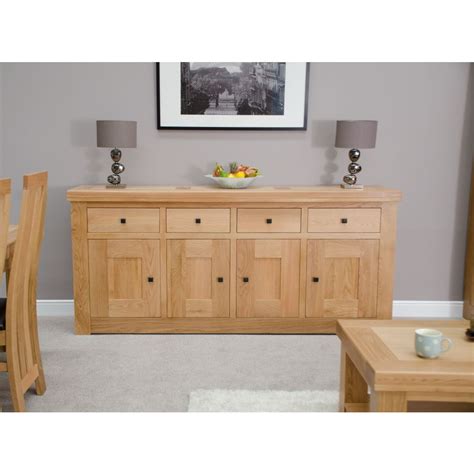 Bordeaux Solid Oak Furniture Extra Large Sideboard - Sale