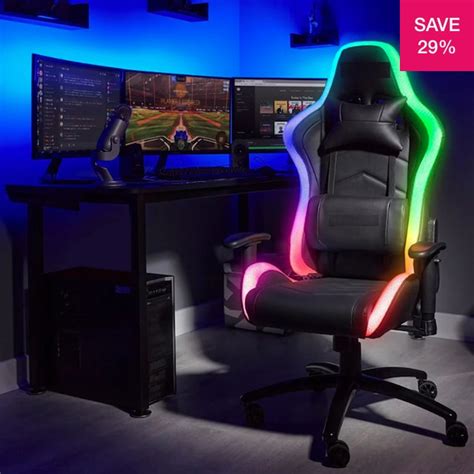 29% off on Gaming Chair with RGB lights | OneDayOnly