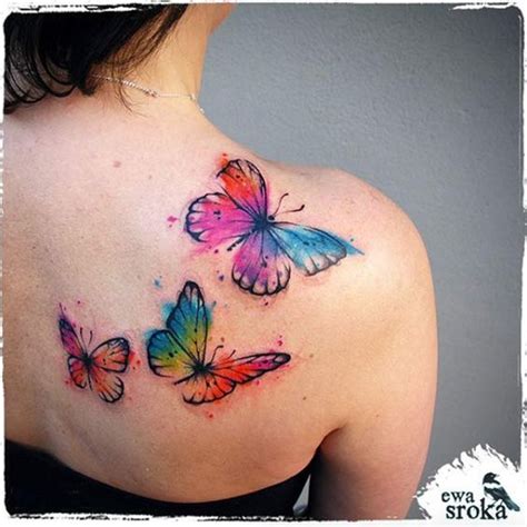 Watercolor Butterfly Tattoo ideas - Tattoo Designs For Women! | Butterfly tattoo designs ...