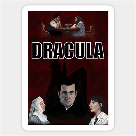 Dracula poster (Claes Bang and Dolly Wells) - Dracula - Sticker | TeePublic