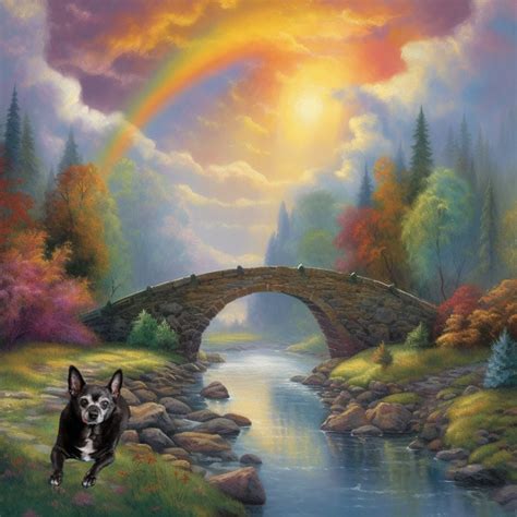 12 Rainbow Bridge Pet Memorial Photography Backdrops Loss of Pet Dog Cat - Etsy