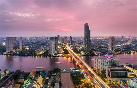 Bangkok City Skyline, Thailand 1227469 Stock Photo at Vecteezy