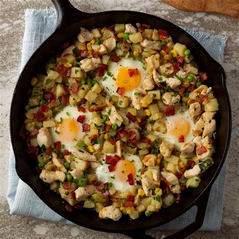 Chicken and Egg Hash Recipe | Taste of Home