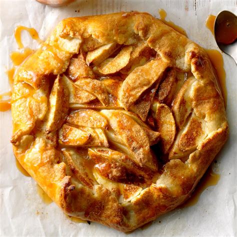 Rustic Caramel Apple Tart Recipe | Taste of Home