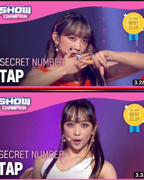I'mDiah_Dita🤍D0x4 on Twitter: "4th best clip of secret number on show champion. Good job and ...