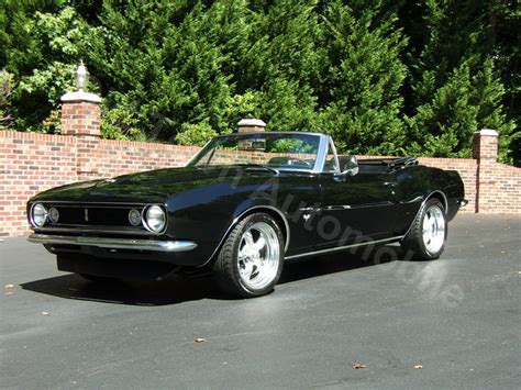 Black 1967 Chevrolet Camaro Convertible For Sale | MCG Marketplace