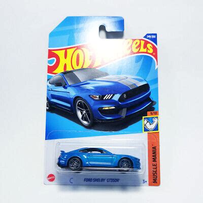 HOT WHEELS 2022/2023 Case Q/A Mainline Ford Shelby GT350R - Int. Card £ ...