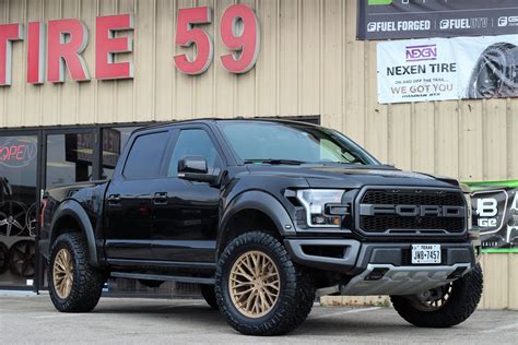 Ford F-150 Raptor Black with Bronze Ferrada USF04 | Wheel Front | Ford ...