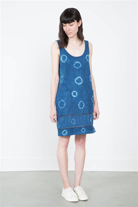 PEP Dress Polka Dot Indigo / Prairie Underground