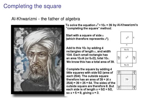 Al-Khwarizmi : The father of algebra