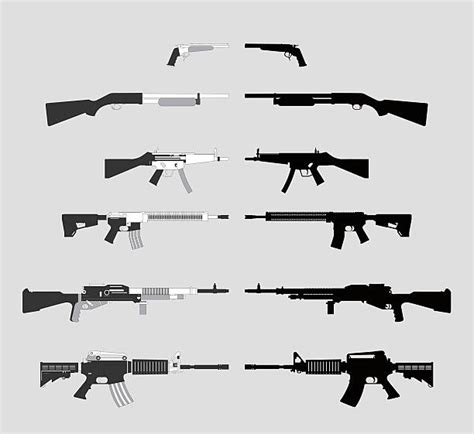 Silhouette Of M16 Rifle Stock Photos, Pictures & Royalty-Free Images ...