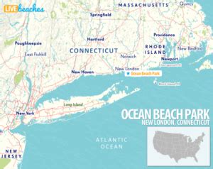 Map of Ocean Beach Park - Live Beaches