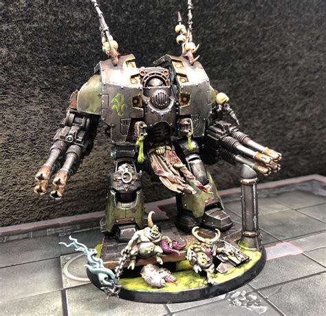 Leviathan Dreadnought ready to spread the blessings of Nurgle : r/Warhammer40k