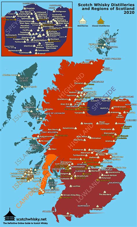 Distillery Map Of Scotland - Gerry Juditha