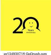 120 Royalty Free 20 Years Old Clip Art - GoGraph