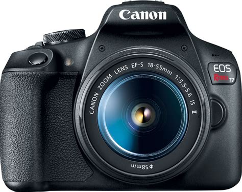 Canon EOS Rebel T7 DSLR Video Two Lens Kit with EF-S 18-55mm and EF 75 ...