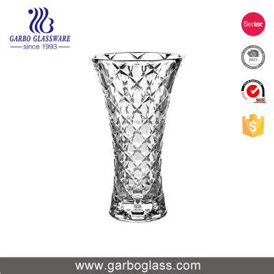 Decorative Crystal Transparent Rectangular Glass Flower Vase with Multi Designs - China Glass ...