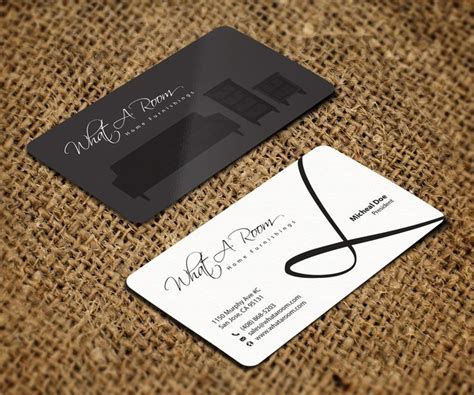 Home Furniture business card by GratefulDuck | Business card design, Business cards, Custom ...