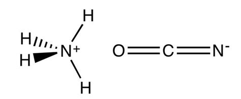 Structure of NH4CNO,ammonium cyanate? - Brainly.in