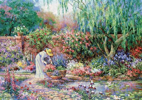 Claude Monet Flower Garden Paintings | Fasci Garden