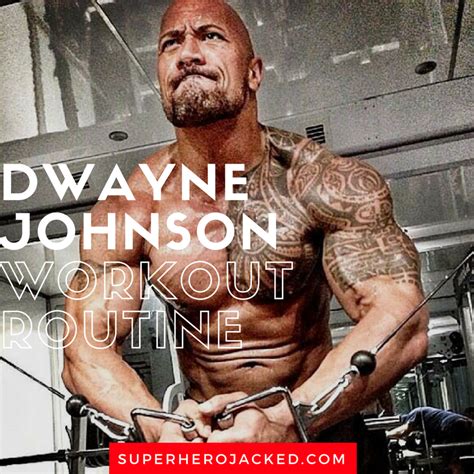 Dwayne Johnson Workout Routine and Diet Plan: Train like The Rock | Dwayne johnson workout, The ...