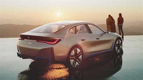 2020 BMW Concept i4 Electric GT Previews 2021 Production Model