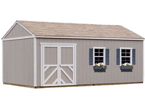 Handy Home Columbia 12x20 Wood Storage Shed Kit (18220-4)