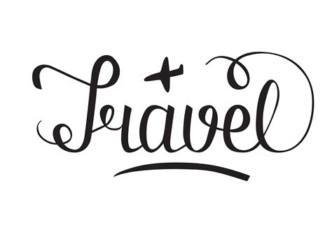 Word Travel lettering | Custom-Designed Illustrations ~ Creative Market