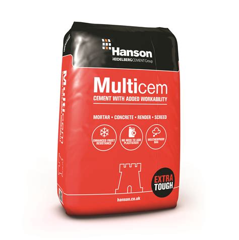 Hanson Multi Cement (Plastic Bag) 25kg - Cement - Hancocks