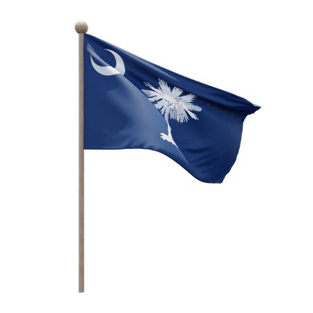 350 South Carolina Flag 3D Illustrations - Free in PNG, BLEND, FBX, glTF | IconScout