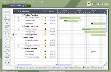 Product Update - Gantt chart view | Smartsheet