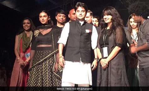 Congress's Jyotiraditya Scindia Walks The Ramp For This Cause