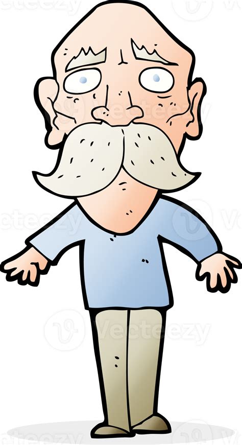 cartoon sad old man 41013006 PNG