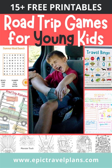 Best Road Trip Games for Young Kids: 15+ Free Printables