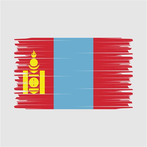 Mongolia Flag Brush Vector 21758139 Vector Art at Vecteezy