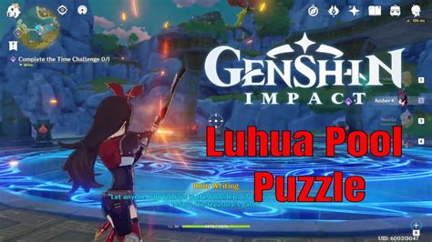 Genshin Impact Luhua Pool Puzzle Solution - YouTube