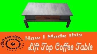 build lift top coffee table - Woodworking Challenge
