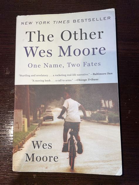 Wes Moore Book Review - The Other Wes Moore Studocu : But, their lives ...