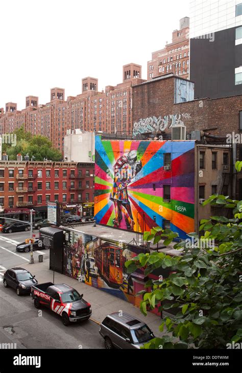 High line new york art hi-res stock photography and images - Alamy