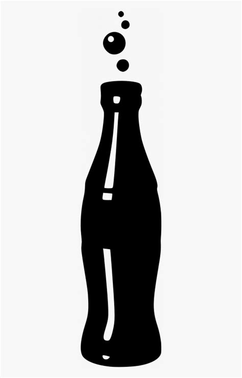 Vector Illustration Of Black Soda Drink - Coca Cola Bottle Svg , Free ...