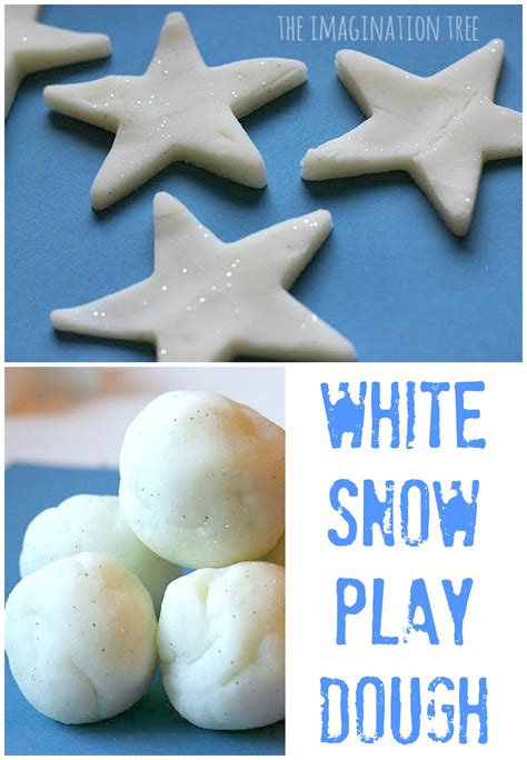 Recipe for White Play Dough | Smooth, Salts and Snow