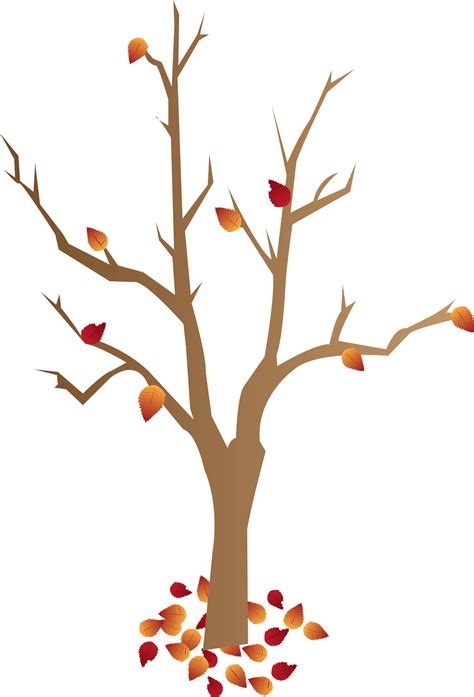 Leaves Falling From Tree Clip Art