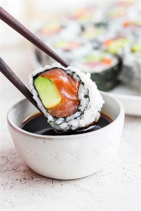 Spicy Salmon Roll - The Wooden Skillet