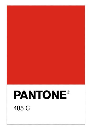 Colore PANTONE® 485 C - Numerosamente.it