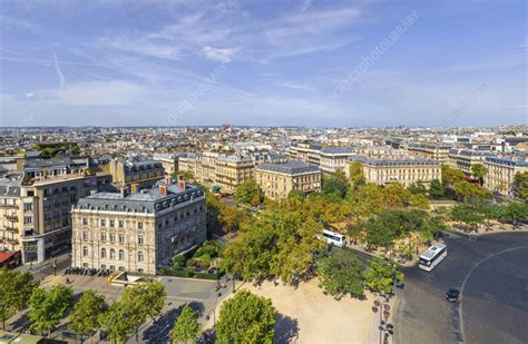 Aerial view of Paris, France - Stock Image - F039/1566 - Science Photo ...